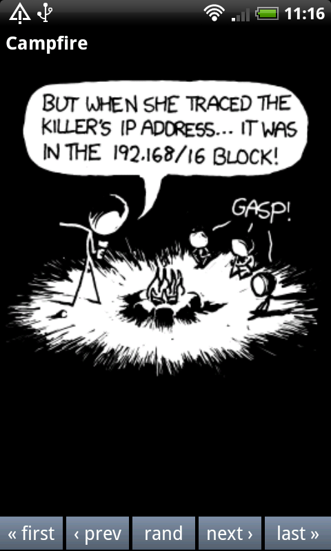 Dark UI when Dark Comic Image